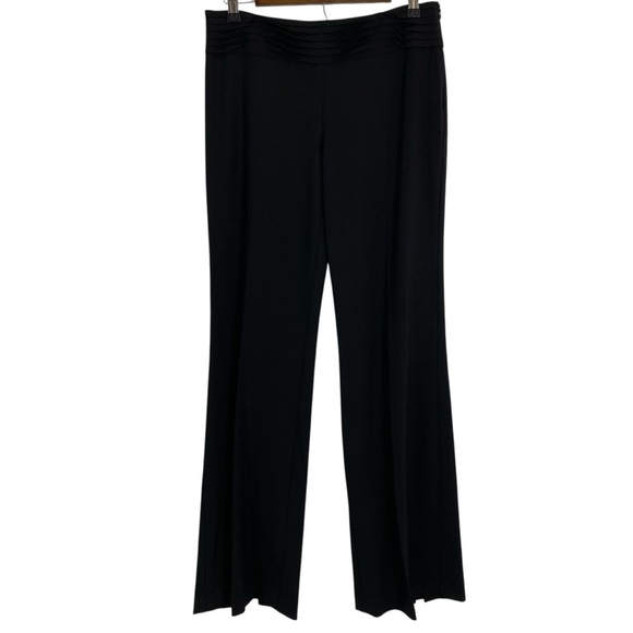 BCBGMaxAzria Pants - BCBGMAXAZRIA Womens Dress Pants Size 6 Black Rayon Wool Spandex Blend Bootcut